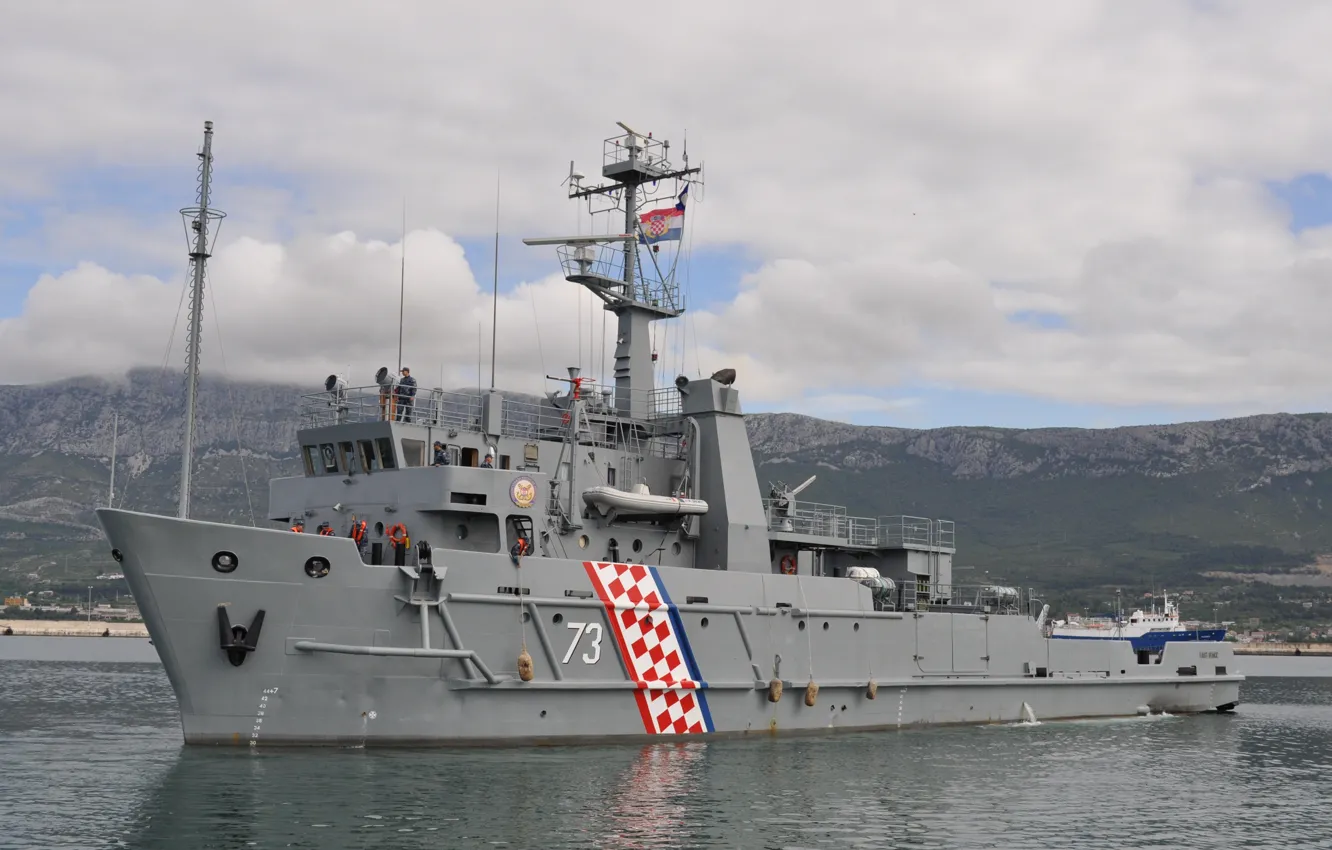 Photo wallpaper tug, Navy, Croatia, auxiliary