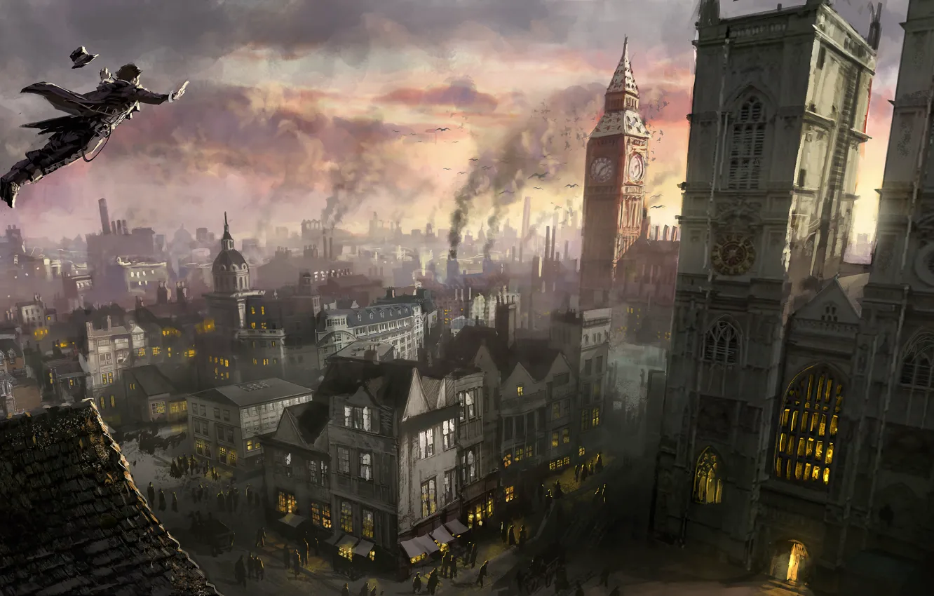 Photo wallpaper London, art, assassins creed, Ubisoft, Syndicate, Syndicate, Assassin's Creed: Syndicate, Assassin's Creed: Syndicate