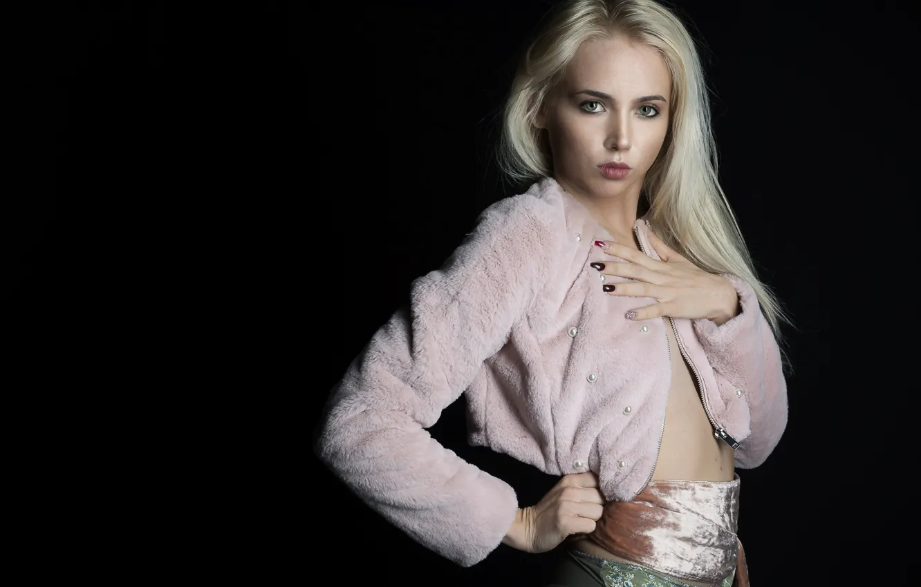 Photo wallpaper look, face, hair, Barbara