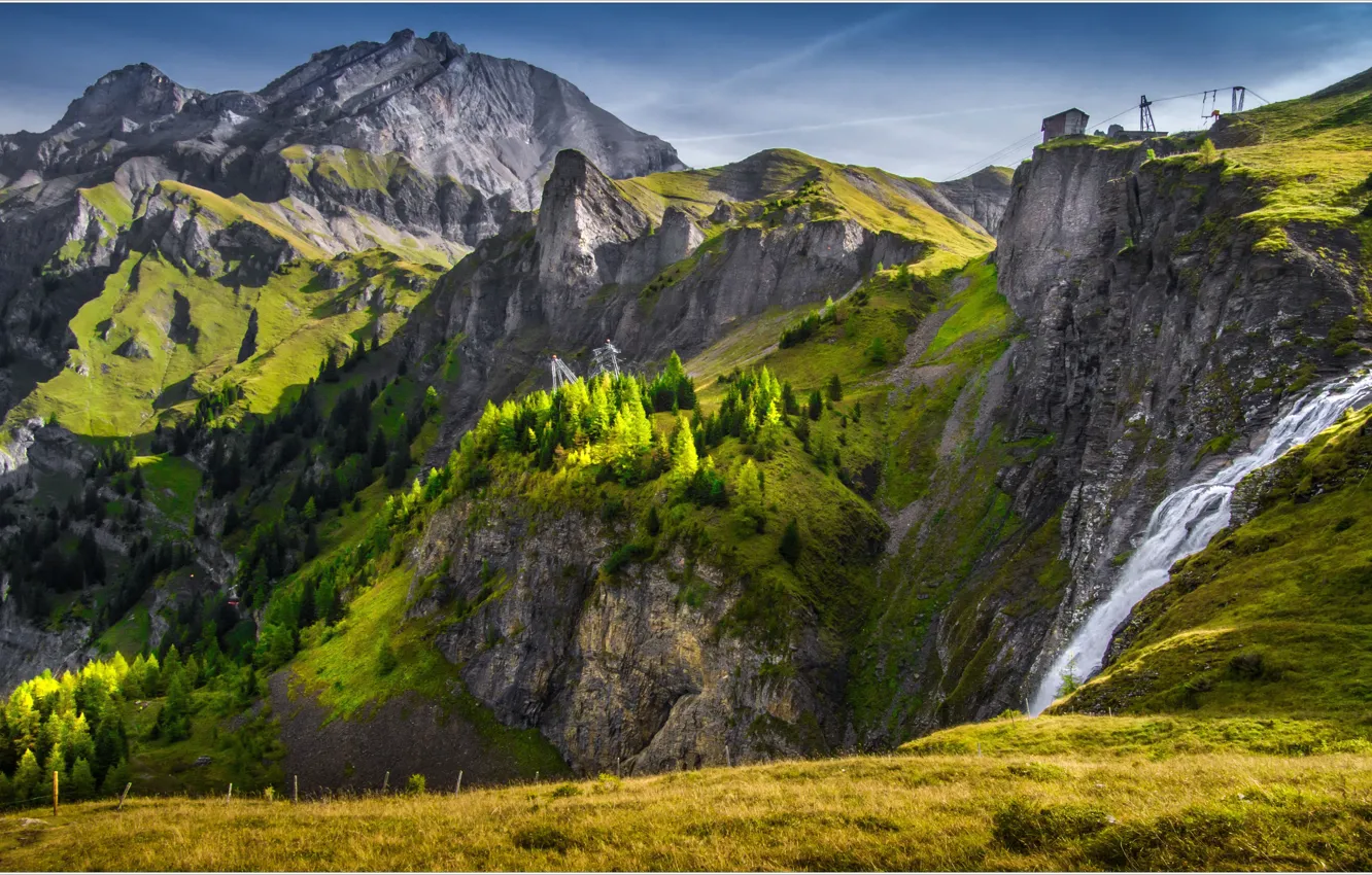 Photo wallpaper Bern, Adelboden, Engstligenalp