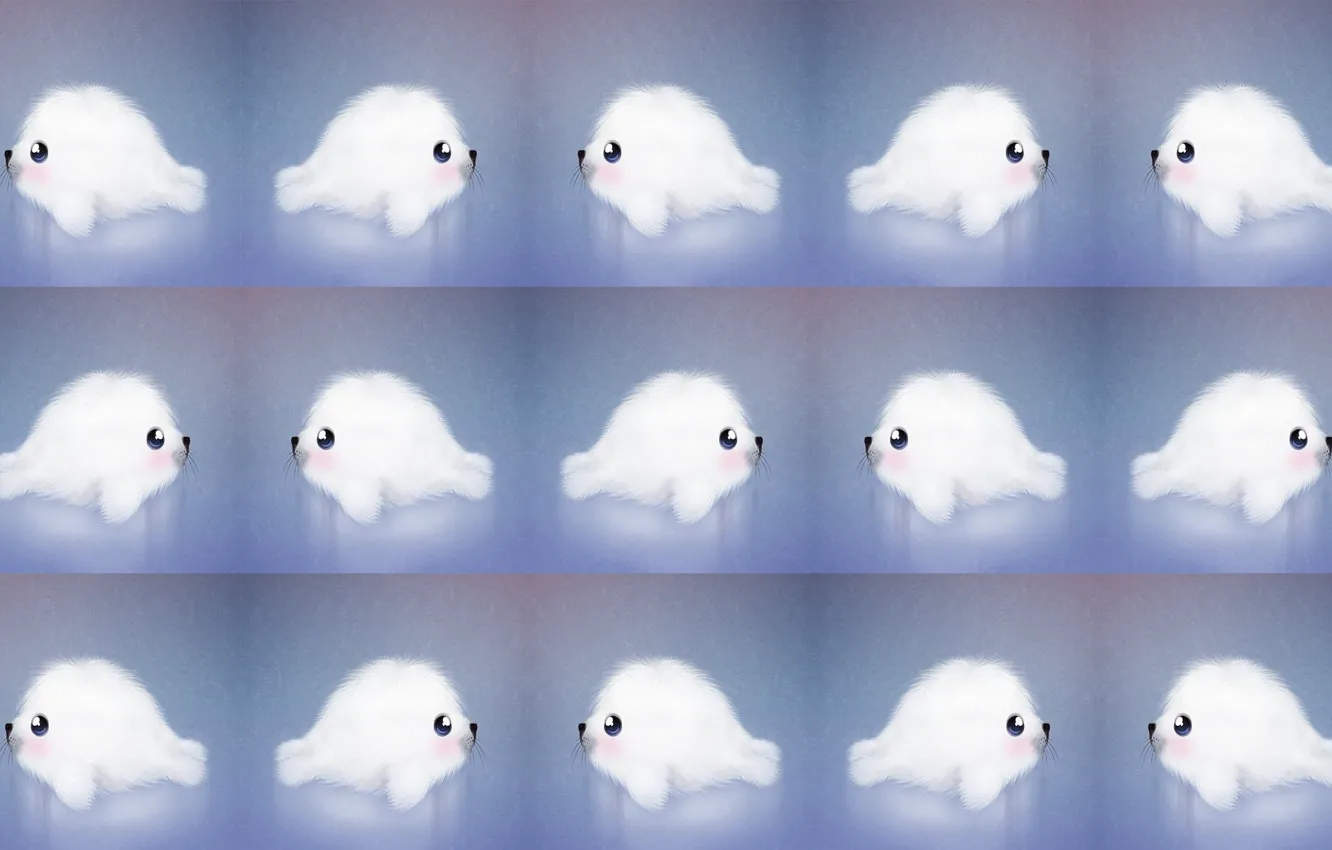 Photo wallpaper background, seal, texture, baby, art, Belek, children's