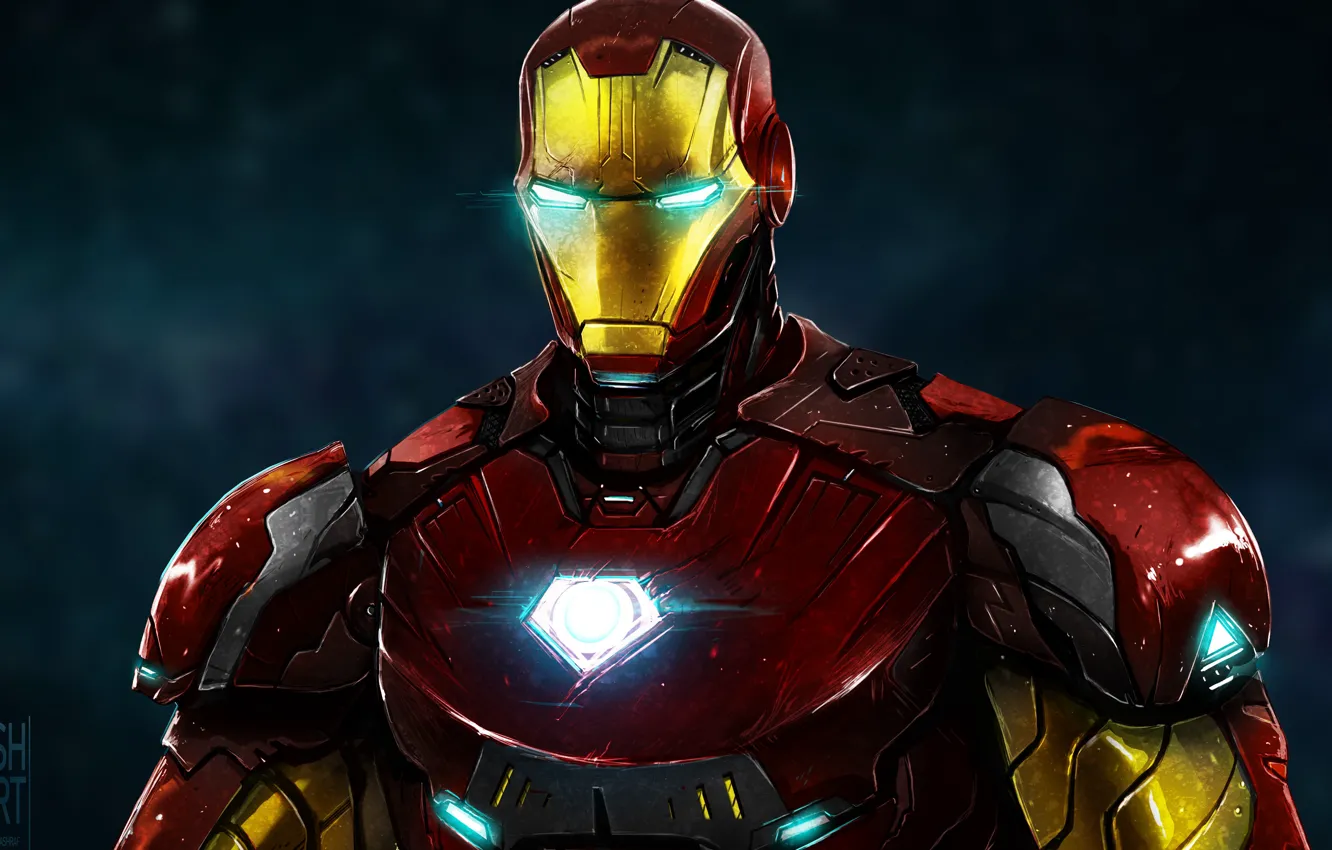 Photo wallpaper background, fiction, art, costume, Iron man, Iron Man, comic, MARVEL