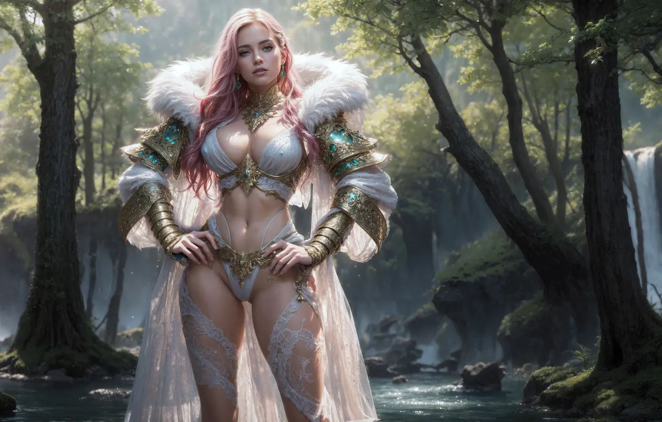 Photo wallpaper digital art, Princesa, digital art, linda, artificial intelligence, Stability AI, AI Art, AI ART