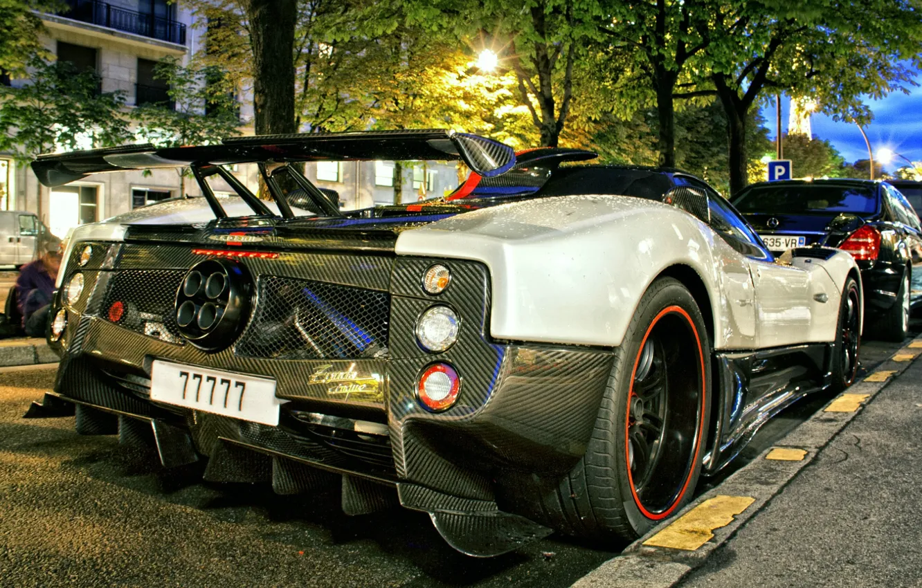 Photo wallpaper Pagani Zonda, Pagani Zonda Cinque, wallpaper Full HD