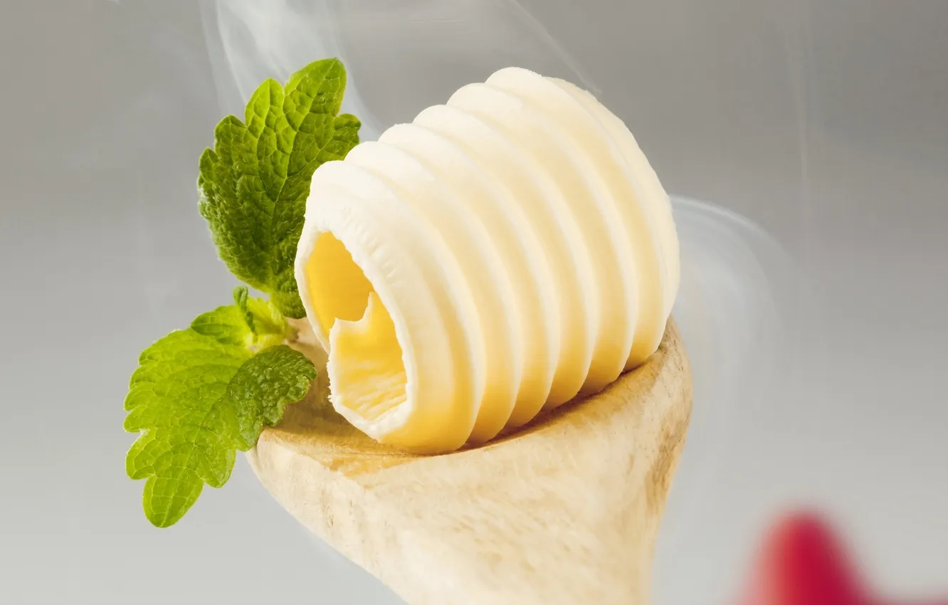 Photo wallpaper food, mint, puree, Zapach, Wooden spoon