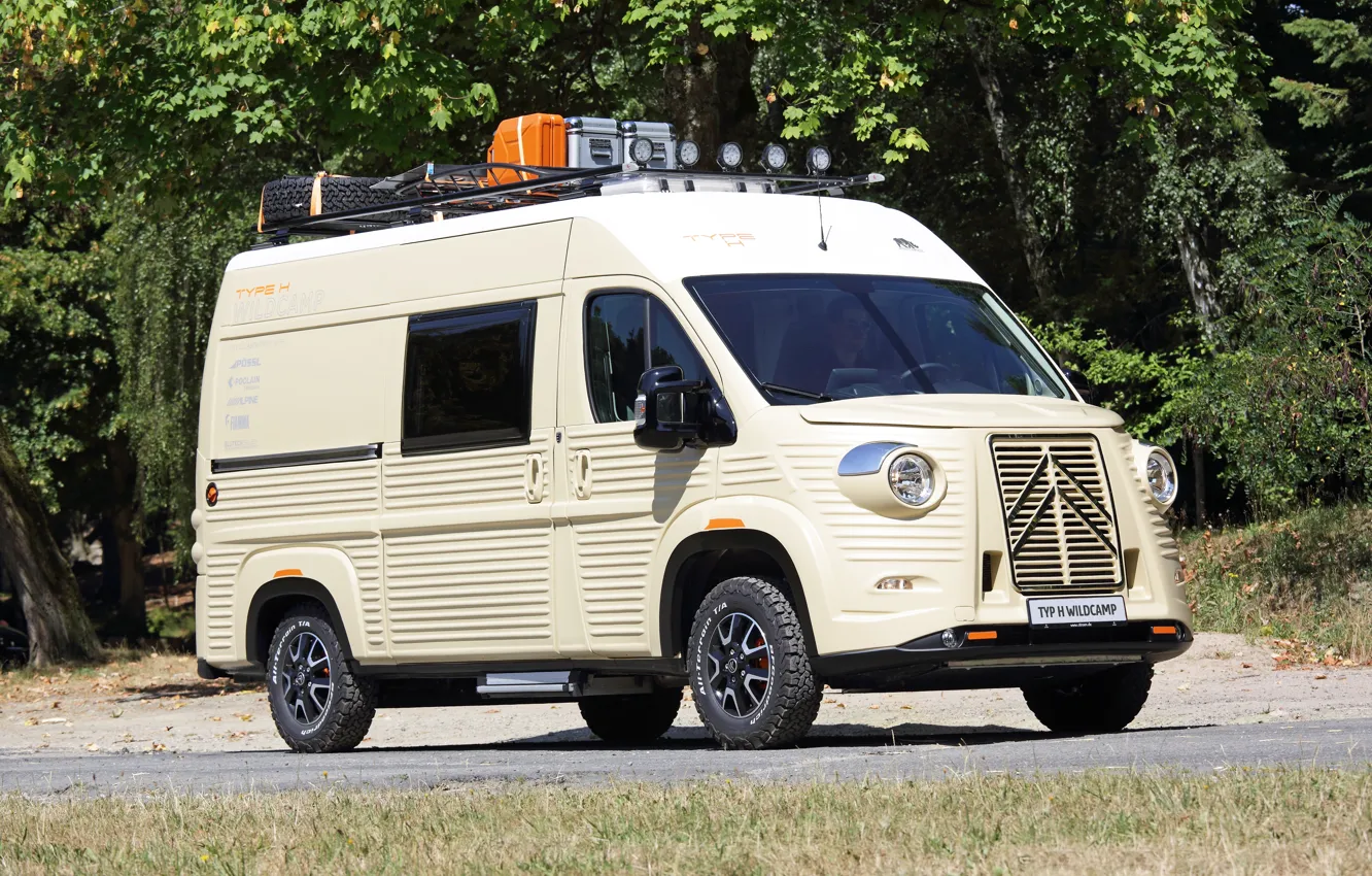 Photo wallpaper Concept, Citroen, caravan, Type H WildCamp