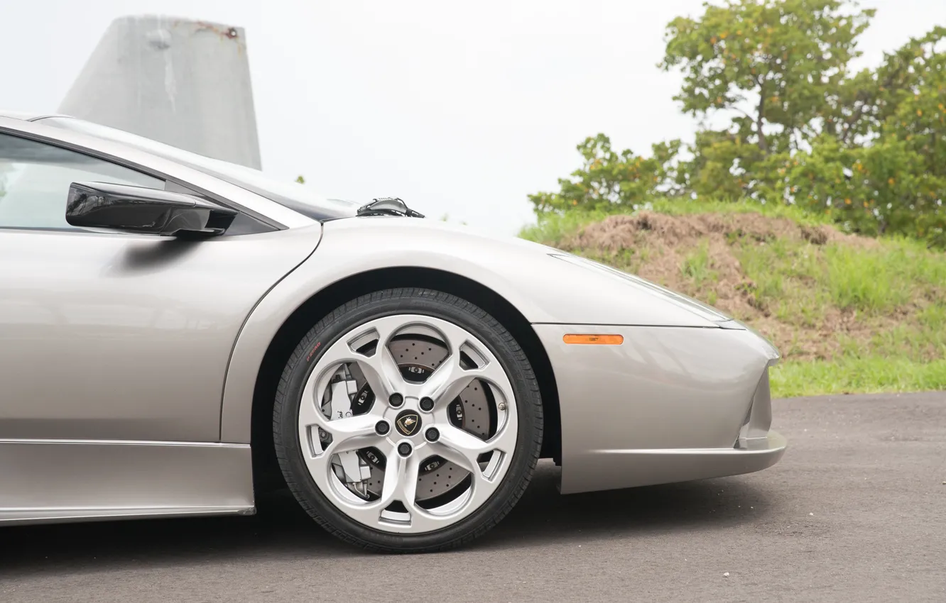 Photo wallpaper Lamborghini, Lamborghini Murcielago, Murcielago, lambo, wheel