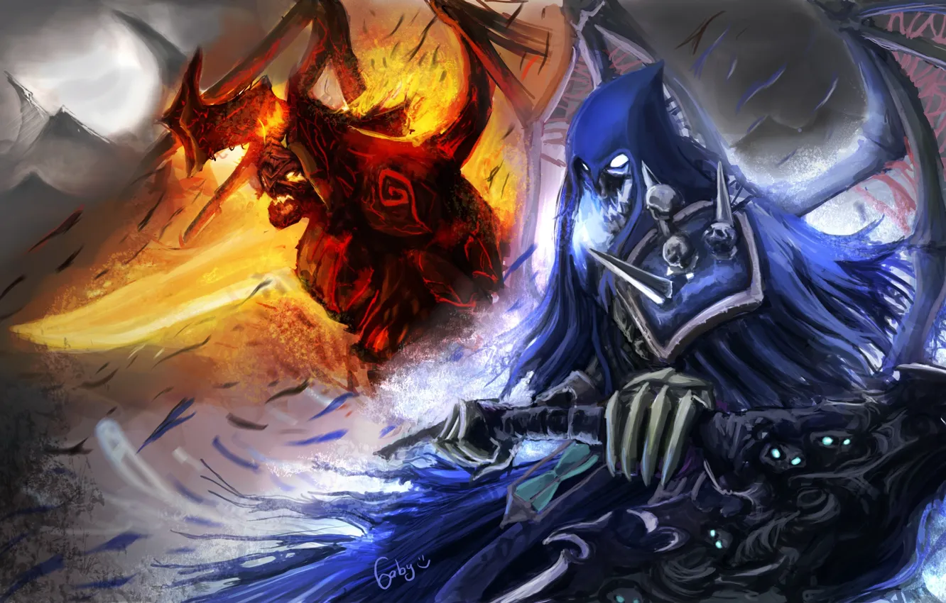 Photo wallpaper death, war, the demon, demon, war, darksiders, death, the horsemen of the Apocalypse