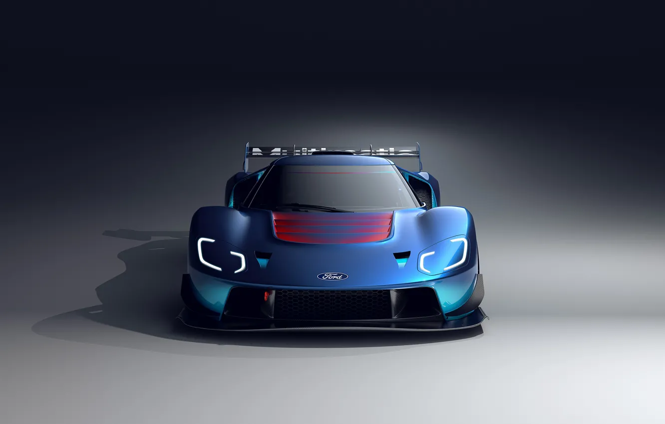 Photo wallpaper Ford, front, GT, 2023, Ford GT Mk IV