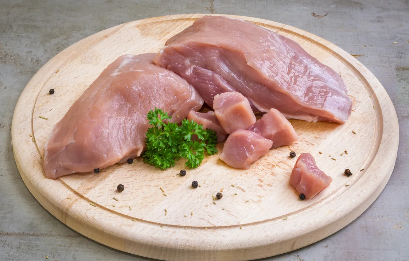 Photo wallpaper food, food, meat, dish, fillet