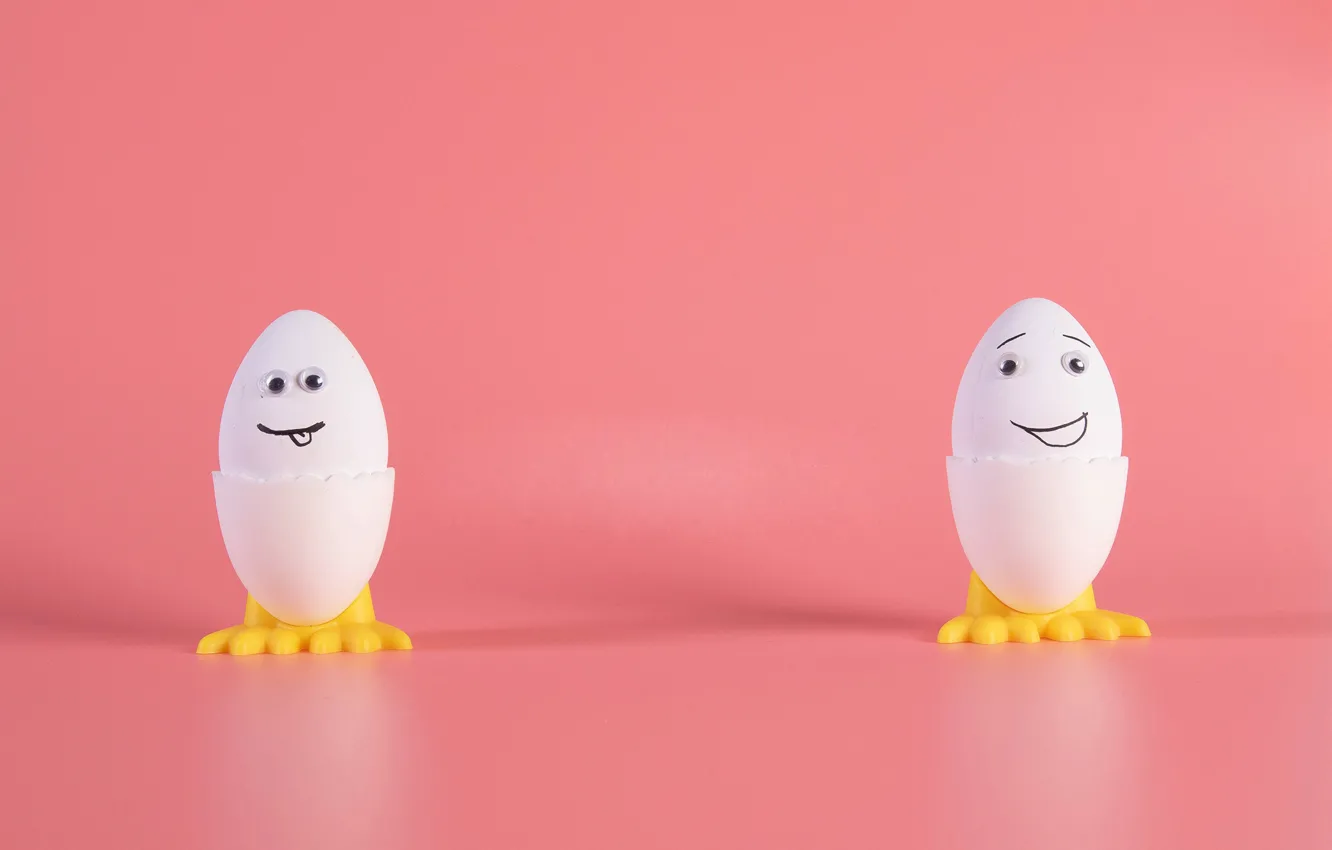 Photo wallpaper eggs, smile, Easter