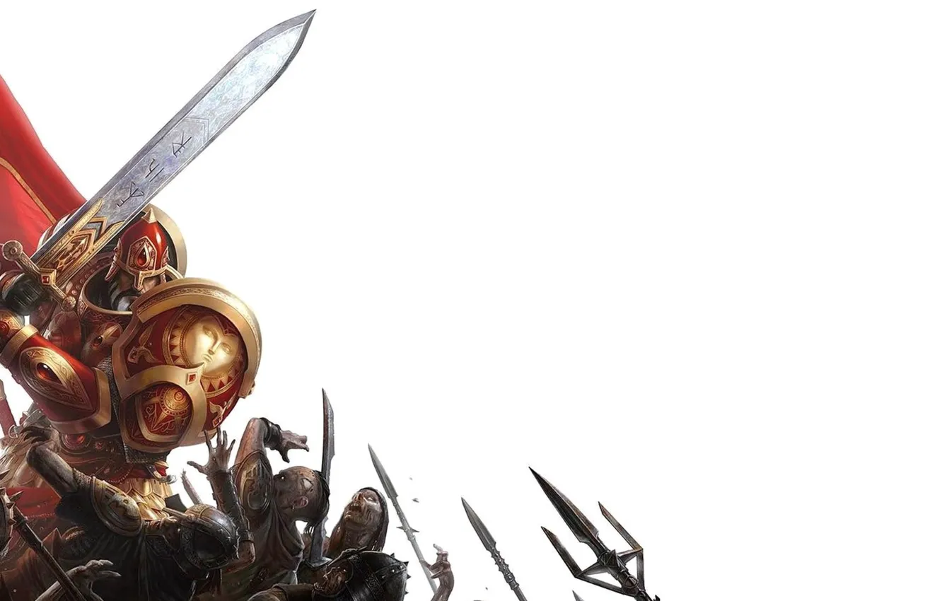 Photo wallpaper sword, armor, helmet, hero, Ilya Muromets, Roman Papsuev, Tales Of Old Russia