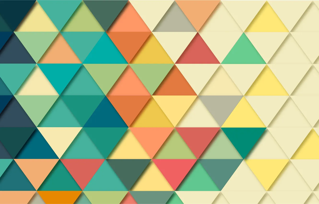Photo wallpaper mosaic, abstraction, background, triangles, geometry