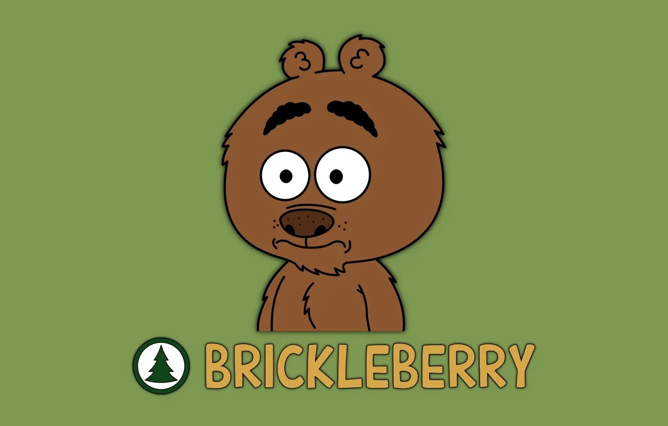 Photo wallpaper bear, bear, Cartoon, Malloy, Bilberry, Brickle berry