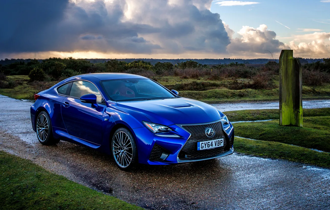 Photo wallpaper Lexus, Lexus, UK-spec, 2014, RC F