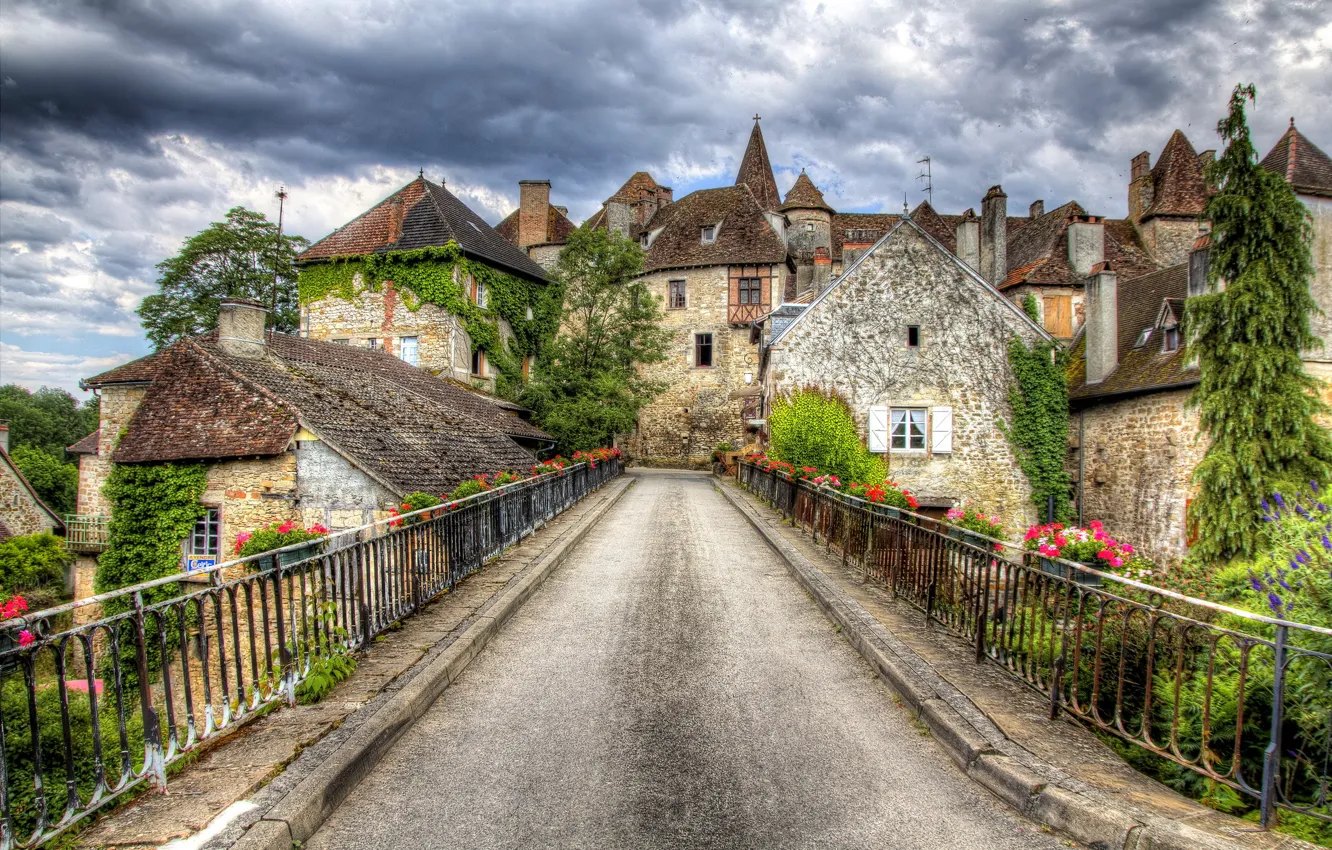 Photo wallpaper road, bridge, the city, photo, France, Carnac