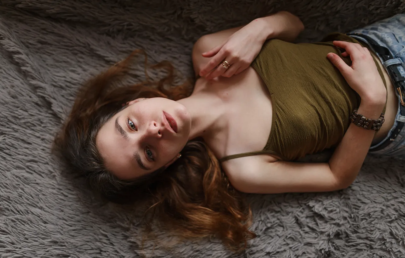 Photo wallpaper freckles, sponge, the beauty, Aleks Five