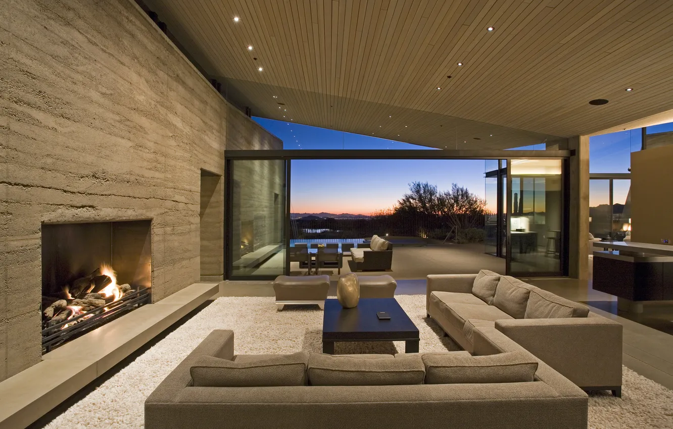 Photo wallpaper design, style, Villa, home, interior, living space