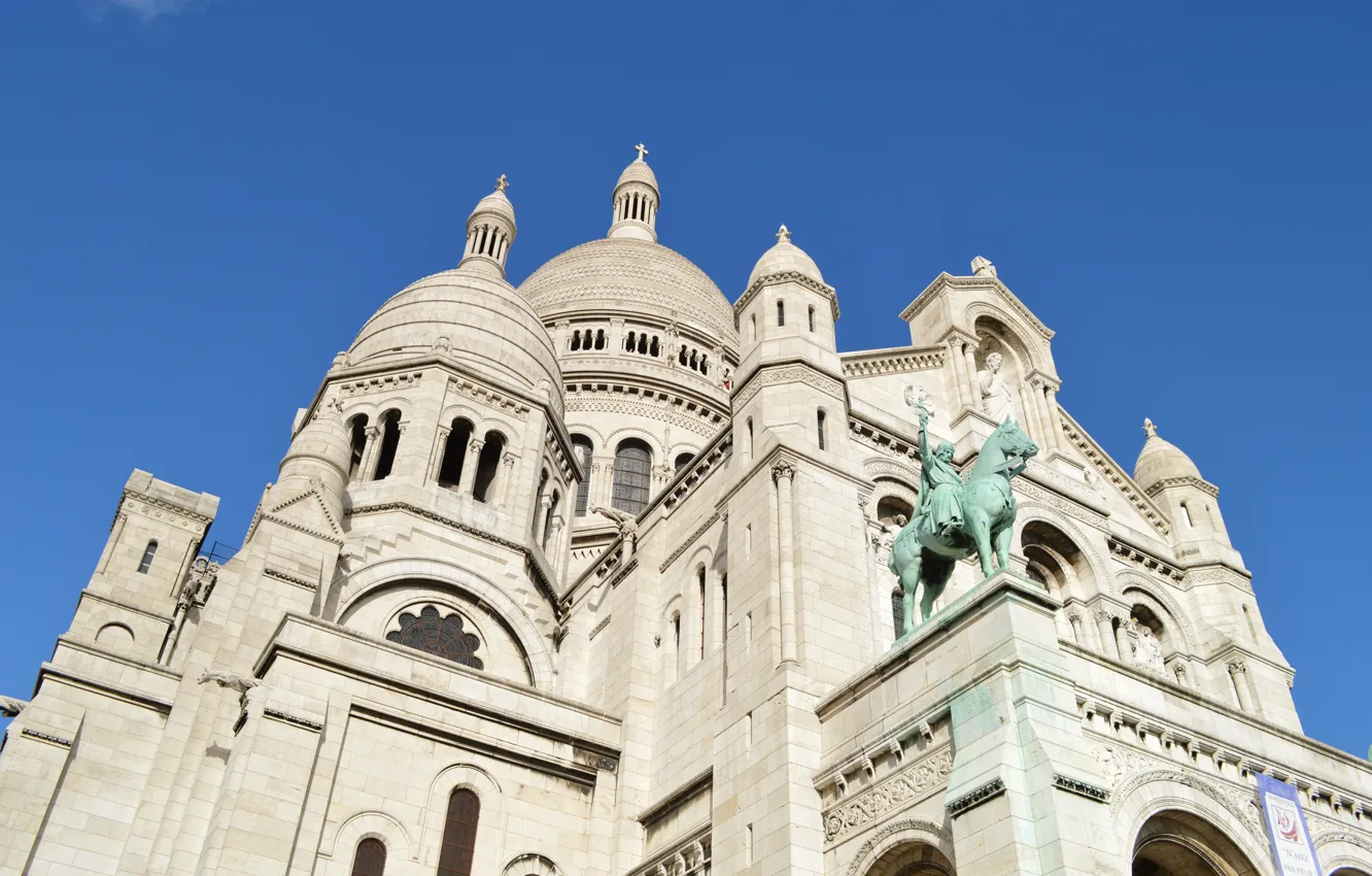 Photo wallpaper France, building, architecture, sacré-Coeur, Basilica of the Sacred Heart