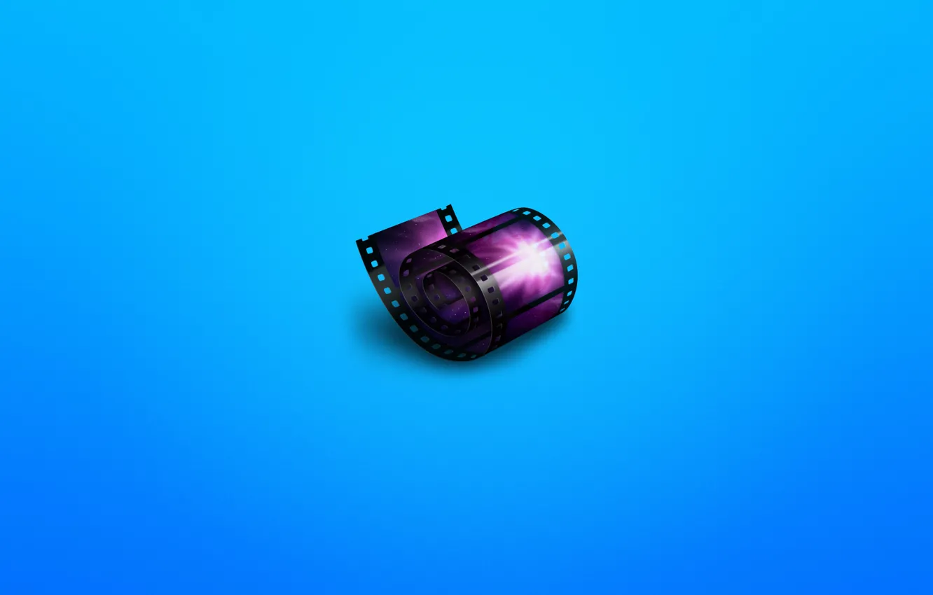 Photo wallpaper movie, minimalism, cinema, film, film, bluish background, cinema