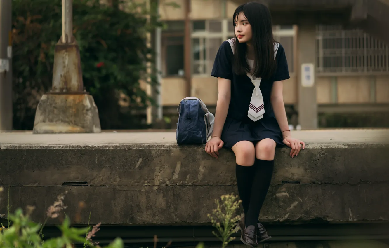 Photo wallpaper China, girl, sexy, girls, woman, model, asian, cute