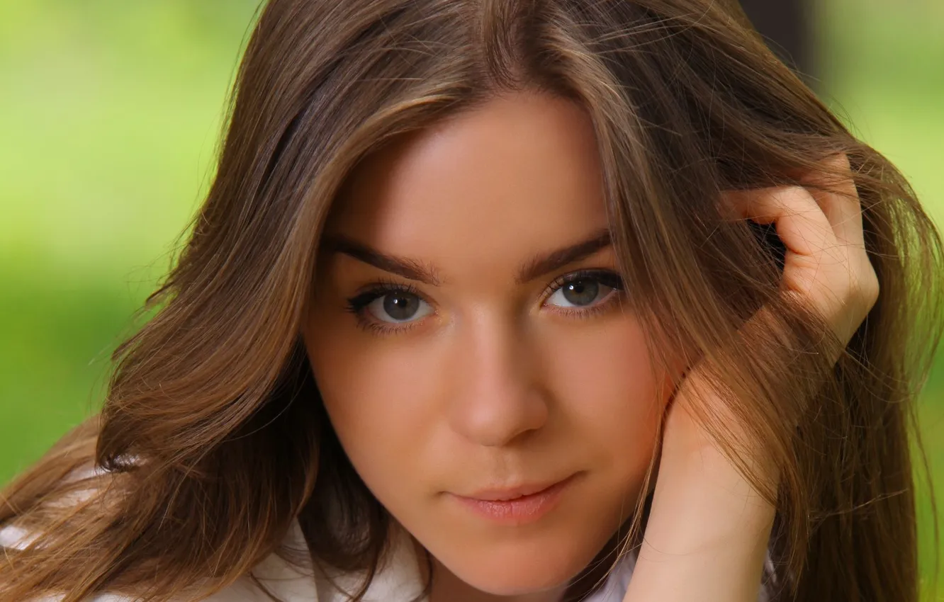 Photo wallpaper background, widescreen, Wallpaper, wallpaper, girl, sexy, long hair, eyes