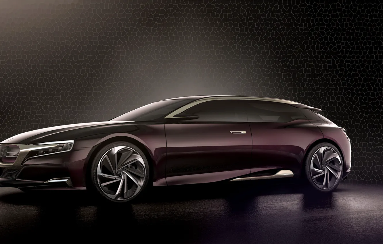 Photo wallpaper the concept, citroen, Citroen, concept 2012, numero, number 9