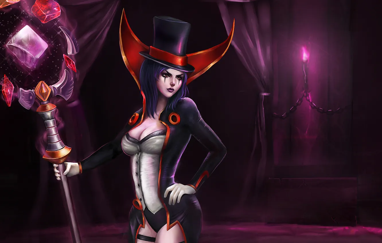 Photo wallpaper rod, League of Legends, the magician, Leblanc, Deceiver