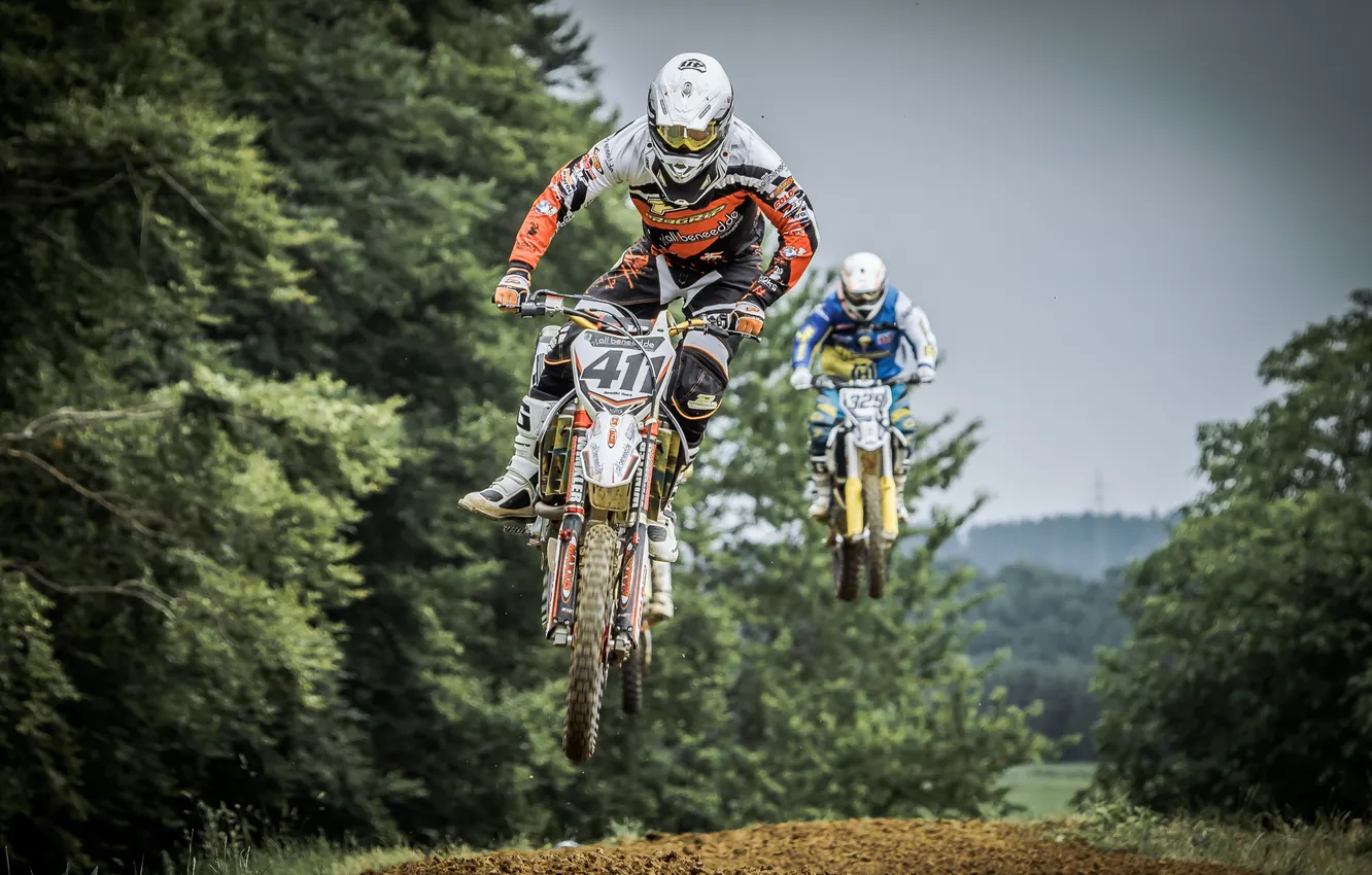 Photo wallpaper race, sport, motorcycle