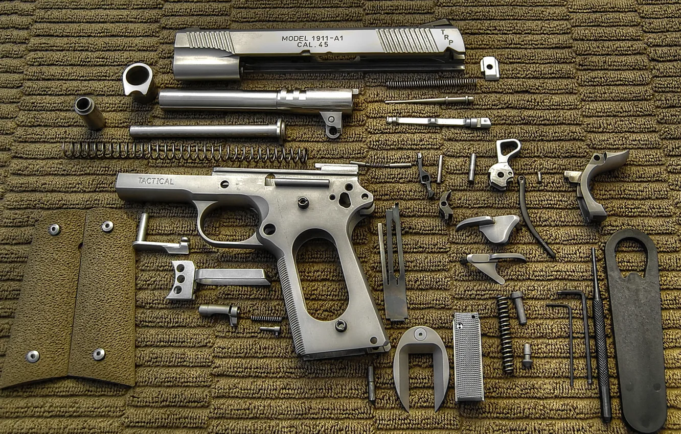 Photo wallpaper gun, weapons, details