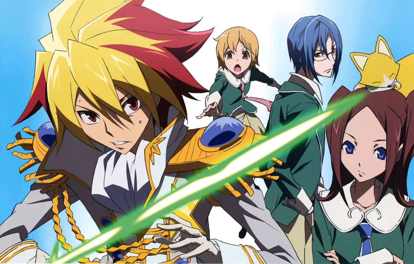 Photo wallpaper anime, art, guy, star driver