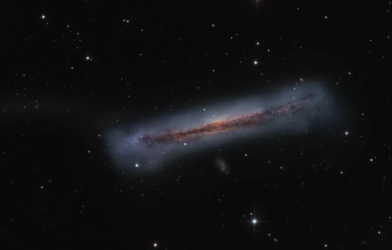 Photo wallpaper space, stars, galaxy, NGC 3628