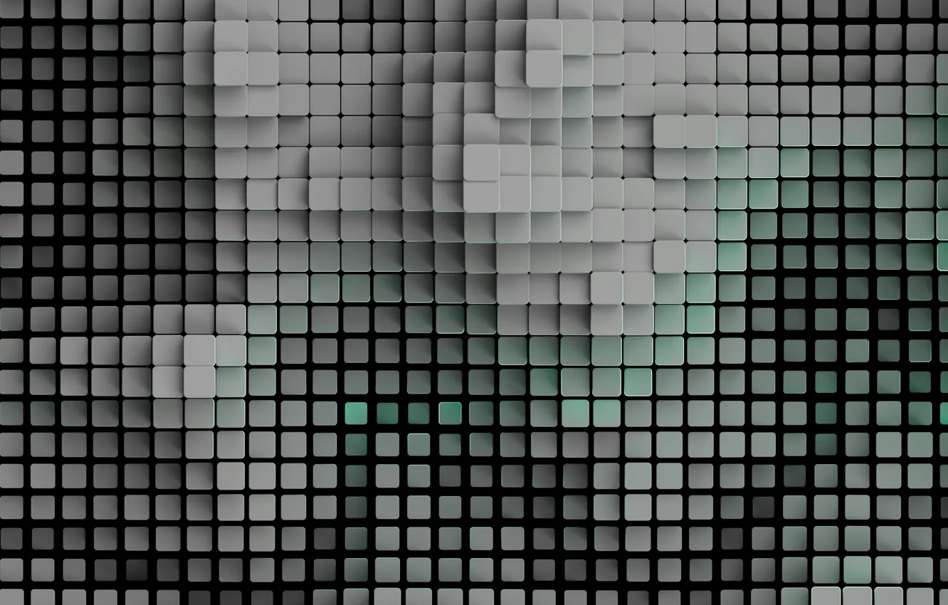 Photo wallpaper abstraction, background, cubes