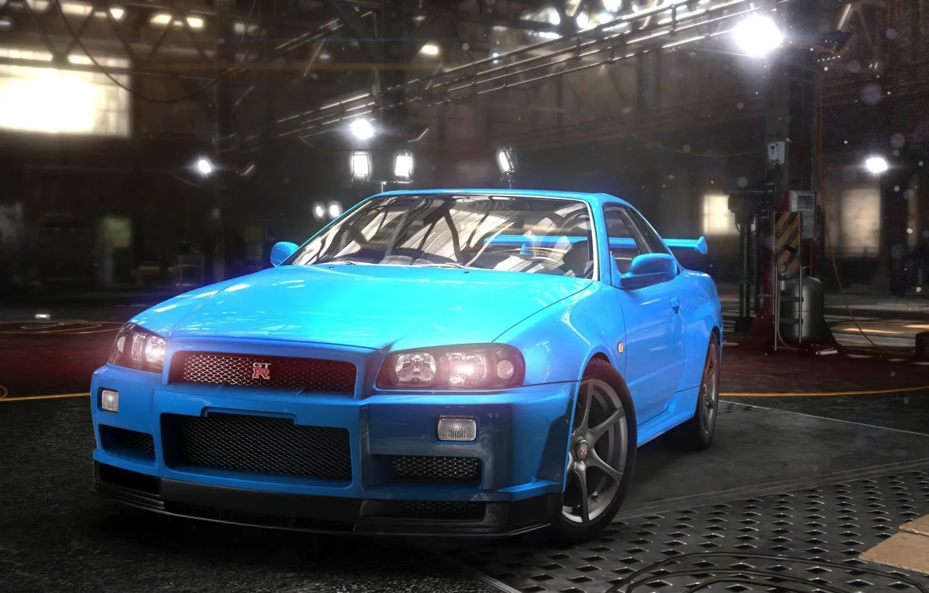 Photo wallpaper The Crew, Realistic Car Modeling, NISSAN GT-R Skyline