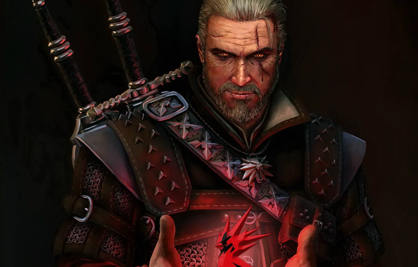 Photo wallpaper the witcher, the Witcher, character, Geralt, Geralt of Rivia, CDProjekt RED, Geralt From Rivia, monster …