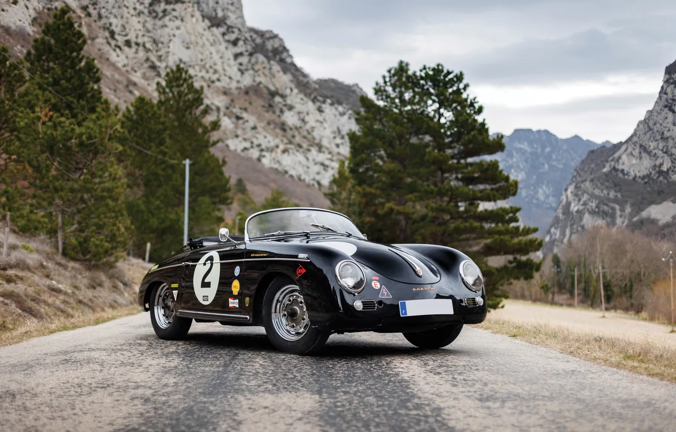 Photo wallpaper Porsche, 1957, 356, Porsche 356A 1600 Speedster