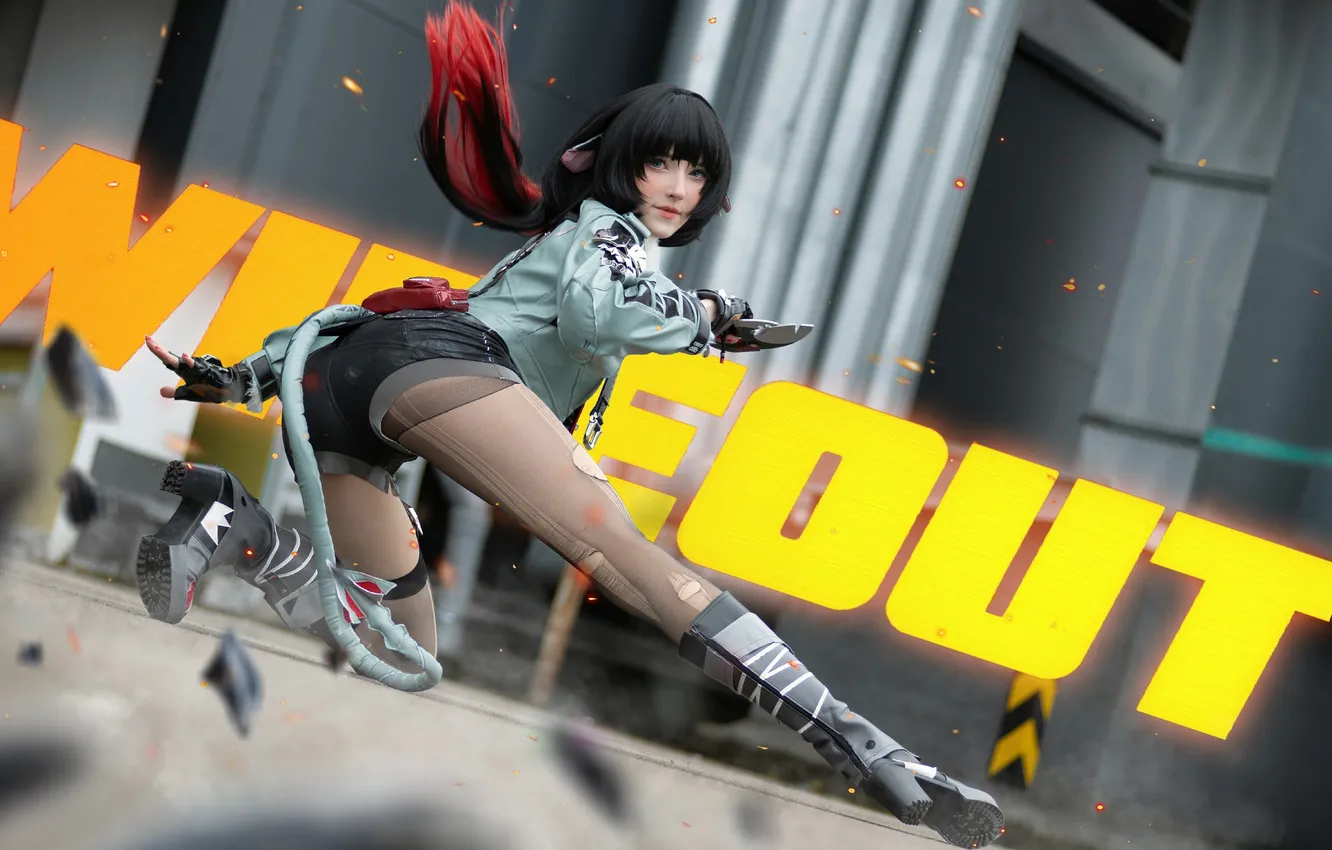 Photo wallpaper young, beautiful, model, cosplay, asian, female, long-haired