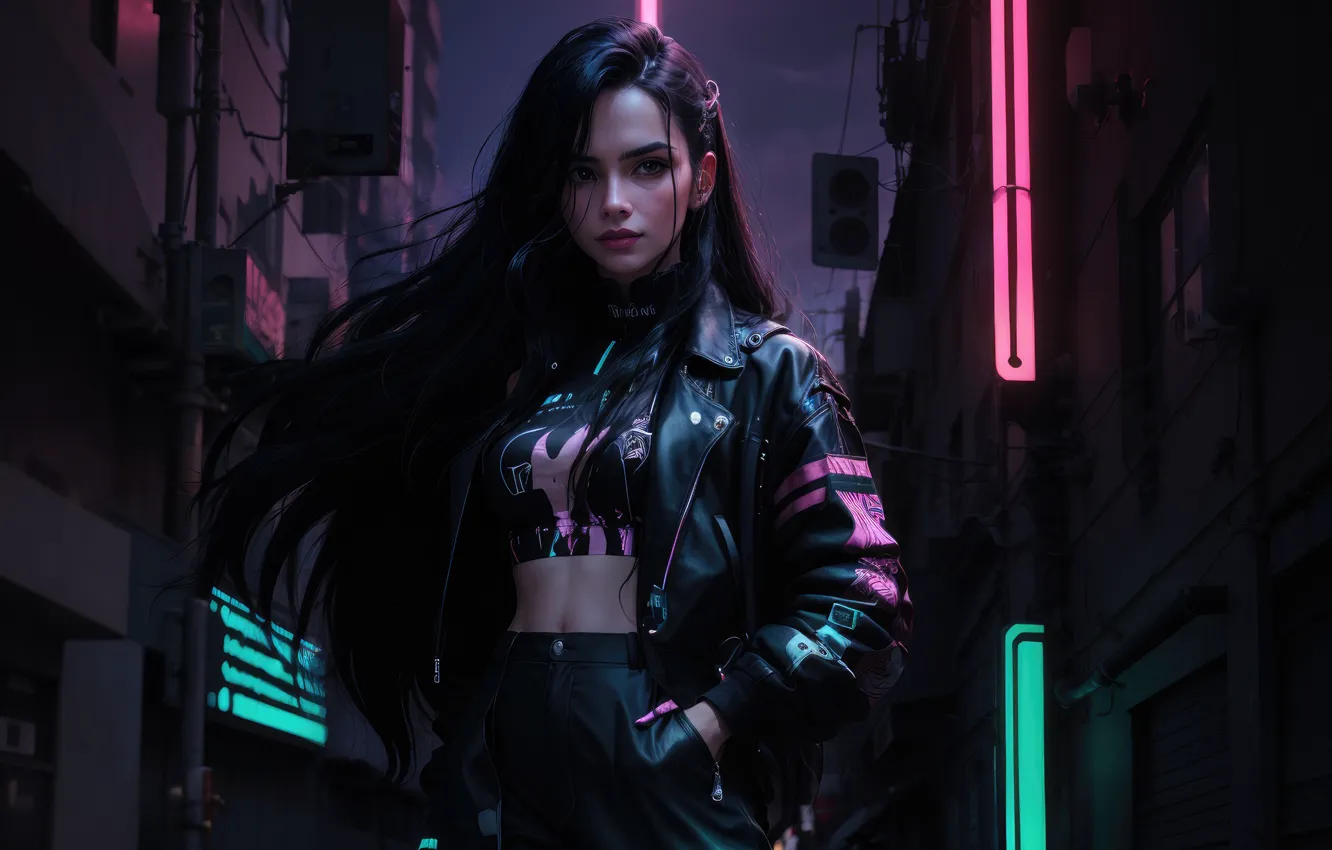 Photo wallpaper girl, game, art