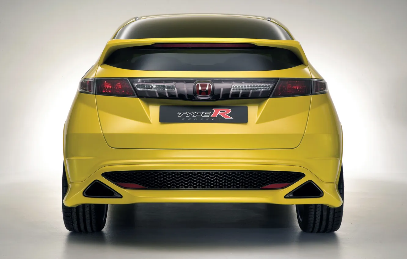 Photo wallpaper Civic Type-R, the concept car, Honda Civic Type-R Concept, 2006, Concept, Honda, coupe