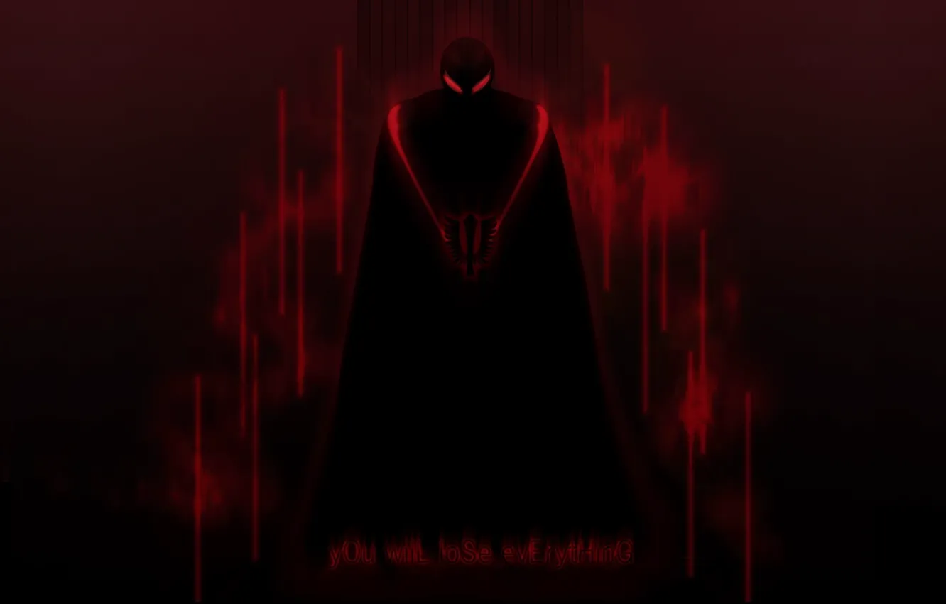 Photo wallpaper darkness, flame, the devil, Welcome to Hell