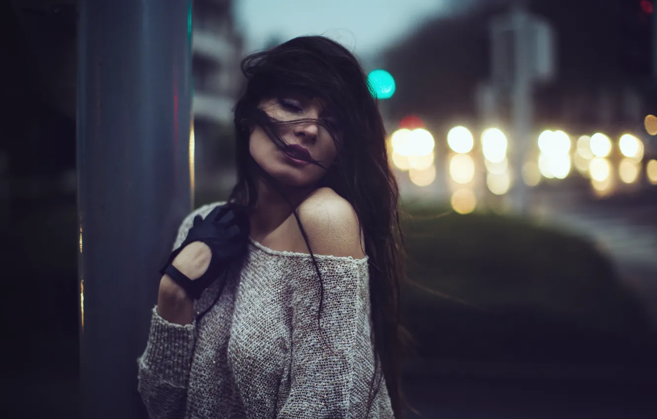 Photo wallpaper girl, brunette, photographer, girl, photography, photographer, David Olkarny