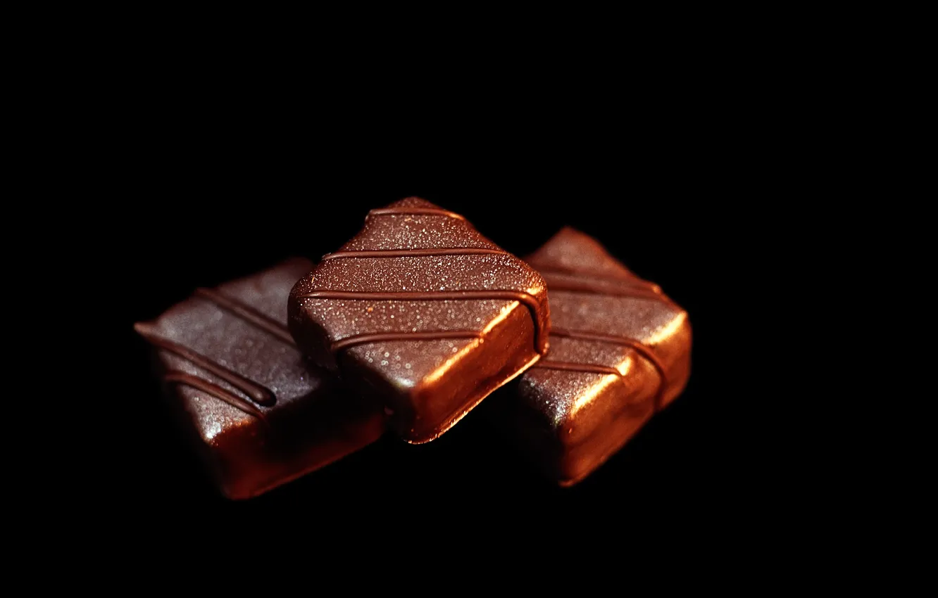 Photo wallpaper dark, chocolate, candy, sweets, still life, Samuele Benelli