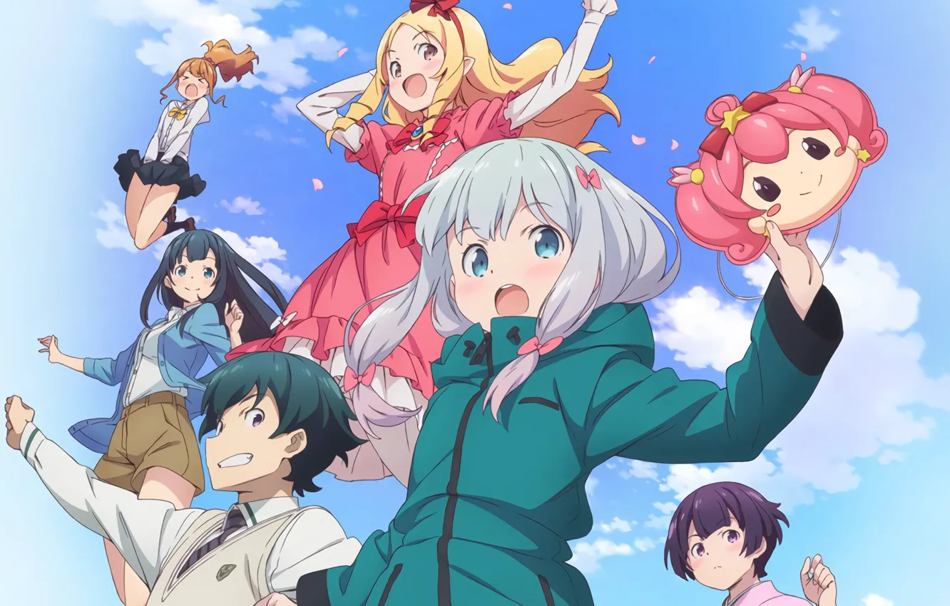 Photo wallpaper anime, brothers, friends, manga, japanese, bishojo, EroManga-Sensei, Yamada Elf