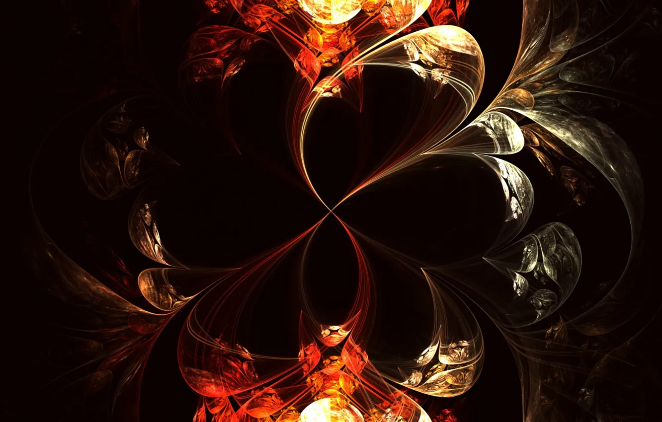 Photo wallpaper line, abstraction, the dark background, pattern