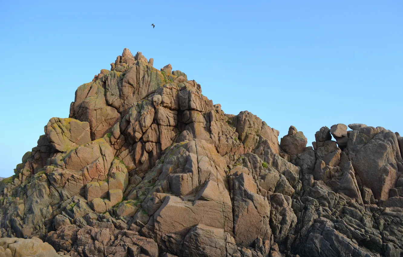 Photo wallpaper the sky, landscape, mountains, nature, rocks, rock, sky, landscape