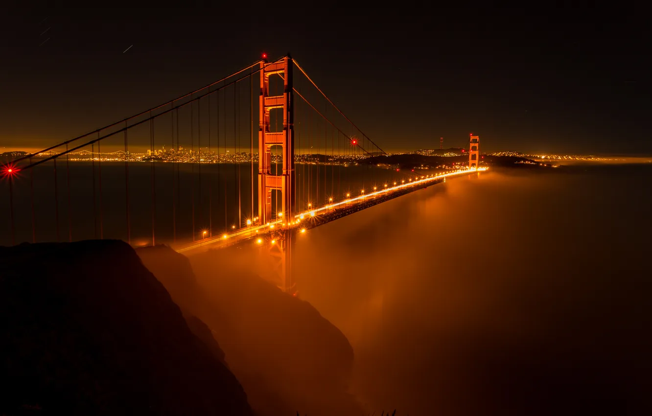Photo wallpaper bridge, CA, San Francisco, Golden Gate, Golden Gate Bridge, California