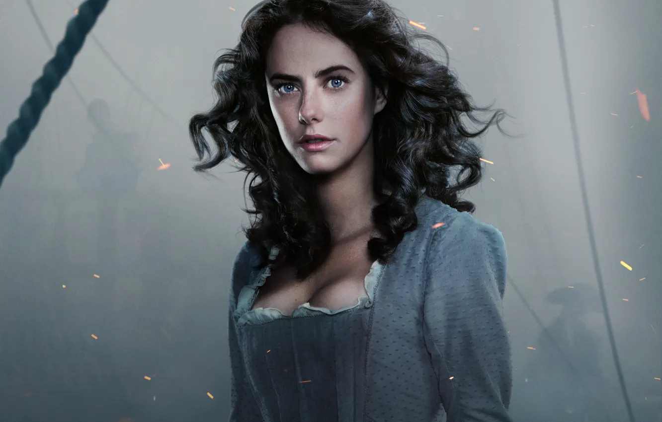 Photo wallpaper fog, the film, dress, brunette, sparks, hairstyle, rope, beauty