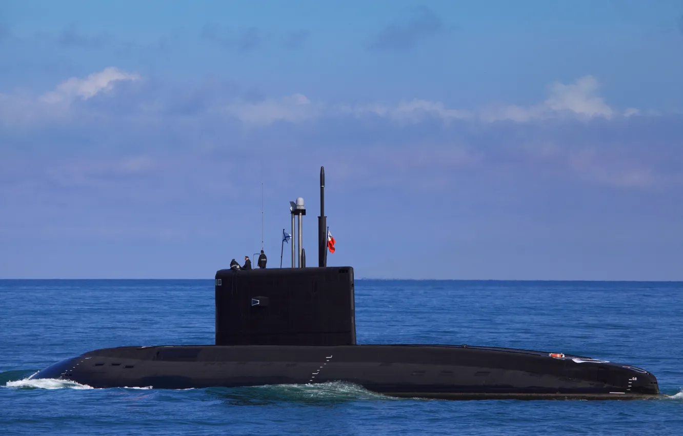 Photo wallpaper boat, Navy, underwater, The black sea, diesel, "Novorossiysk"