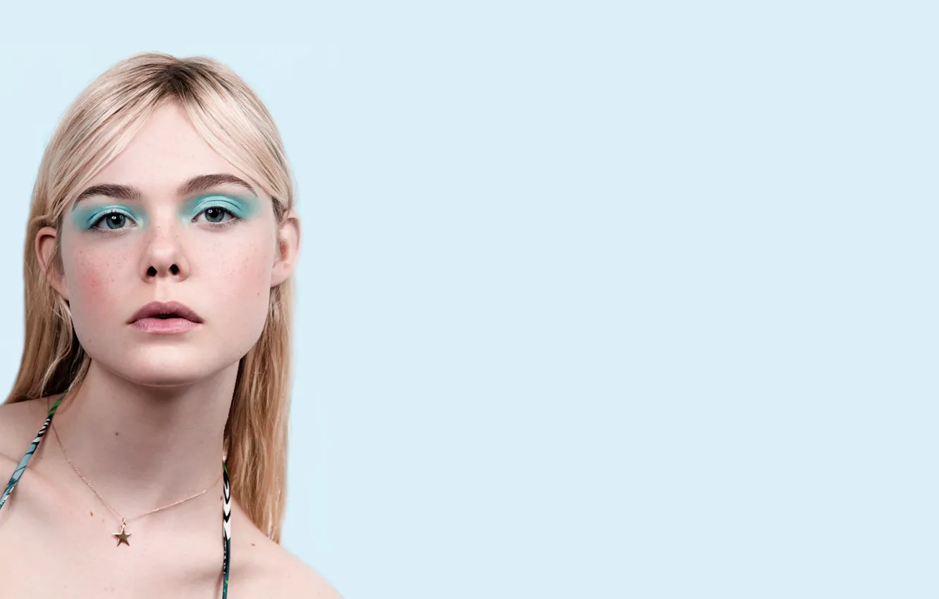 Photo wallpaper photoshoot, Interview, Elle Fanning