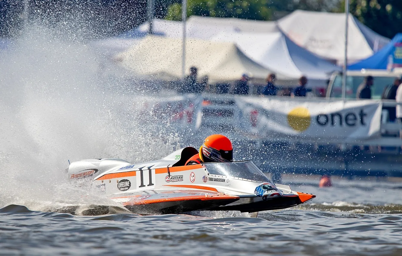 Photo wallpaper race, boat, speed